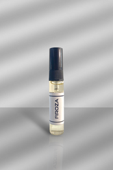 Firoza perfume bottle on a gray background