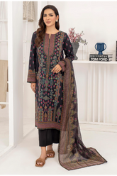 Limelight Summer Printed Lawn 2-Piece Black-U3509