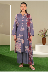 Limelight Summer Printed Lawn 2-Piece Purple-U4012