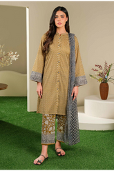 Limelight Summer Printed Lawn - Piece Yellow-U4084