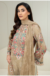 Limelight Summer Printed Lawn 2-Piece Beige-U4282
