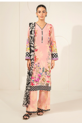 Limelight Summer Printed Lawn 3-Piece Pink-U4300
