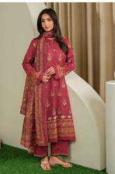 Limelight Summer Printed Lawn 3-Piece Red-U4305