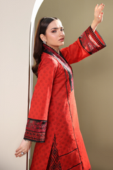 Zellbury Summer Print Embroidered Lawn Shirt 2 Piece - WUS25E20168