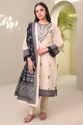 Zellbury Summer Printed Embroidered Lawn 3-Piece - WUS25E30274