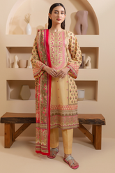 Zellbury Summer Printed Embroidered Lawn 3-Piece - WUS25E30278