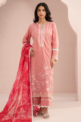 Zellbury Summer dyed embroider dobby Lawn 3 Piece - WUS25E30356