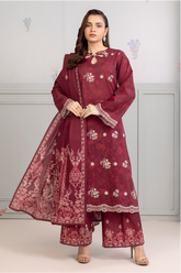 Zellbury Summer Printed Embroidered Lawn 3-Piece - WUS25E30524