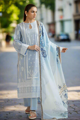 Zellbury Summer Paste Print Lawn 3 Piece - WUS25X30666