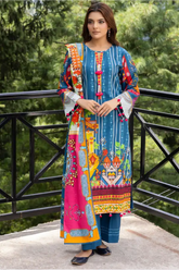 Gul Ahmad Printed Thick Khaddar 3 Piece - K #42006 T