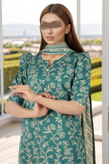 Saya Printed Premium Cotton Viscose 3PC - U01-24319-12A