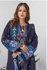 Gul Ahmad Printed Khaddar with Paper Cotton Dupatta 3 Piece - WRF #32002