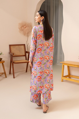 Calista Luxury Digital Self Printed Linen 2PC - A-11