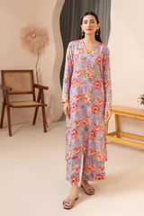 Calista Luxury Digital Self Printed Linen 2PC - A-11