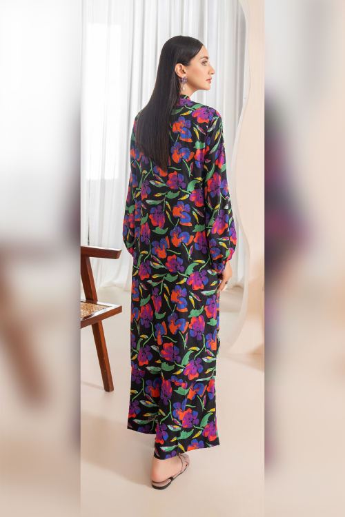 Calista Luxury Digital Self Printed Linen 2PC - A-12