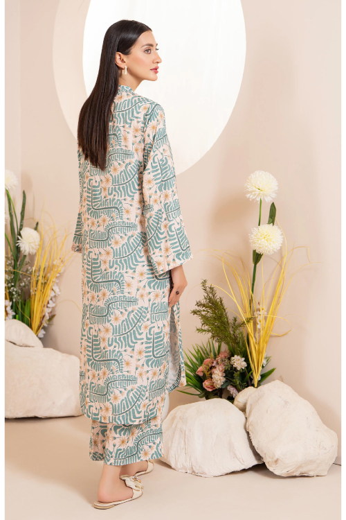 Calista Luxury Digital Self Printed Linen 2PC - A-7