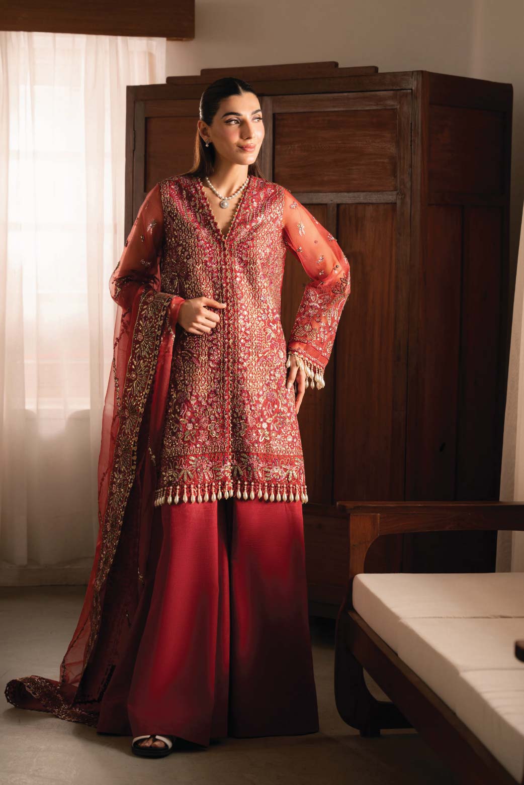 Azyel By Solene Fromal Chiffon 3 Piece Suit ADVA AZW-V2-24-09
