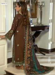 Asim Jofa Winter Khaddar 3 PC Shawl Collection AJAW-01