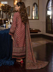Asim Jofa Winter Khaddar 3 PC Shawl Collection AJAW-07