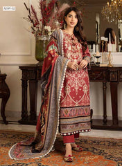 Asim Jofa Winter Khaddar 3 PC Shawl Collection AJIW-02
