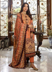 Asim Jofa Winter Khaddar 3 PC Shawl Collection AJIW-09