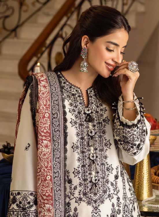 Asim Jofa Winter Karandi 3 PC Shawl Collection AJIW-11