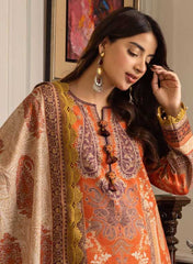 Asim Jofa Winter Khaddar 3 PC Shawl Collection AJIW-12