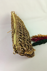 Antique Gold Crochet Clutch Bags GWCB0006