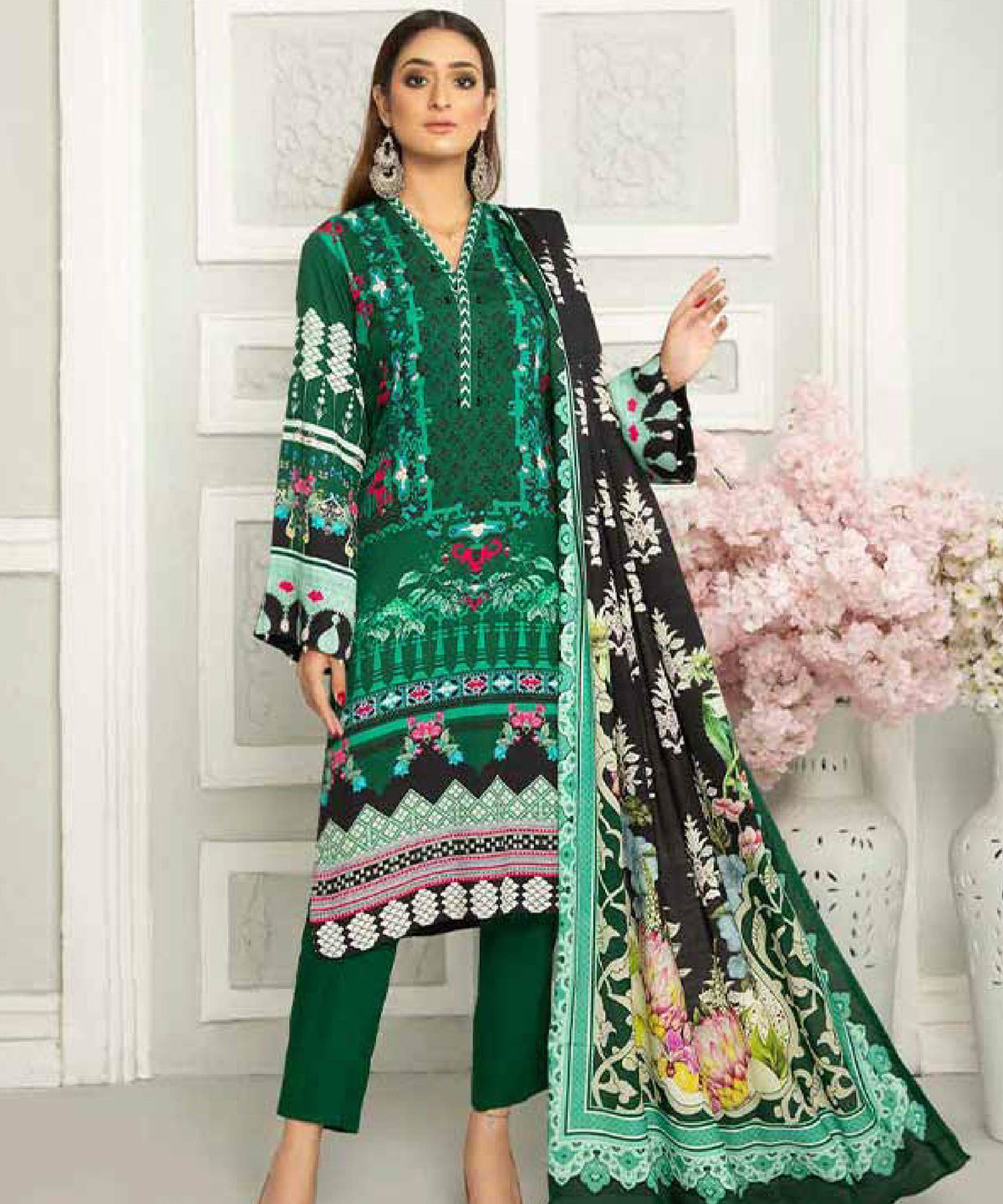 Arasteh Winter Printed Shawl Colletion AW#21107
