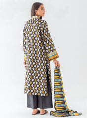 Beech Tree Winter Printed Cotton Satin 3PC Exuberant Ikat  BT2W23U46