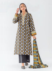 Beech Tree Winter Printed Cotton Satin 3PC Exuberant Ikat  BT2W23U46