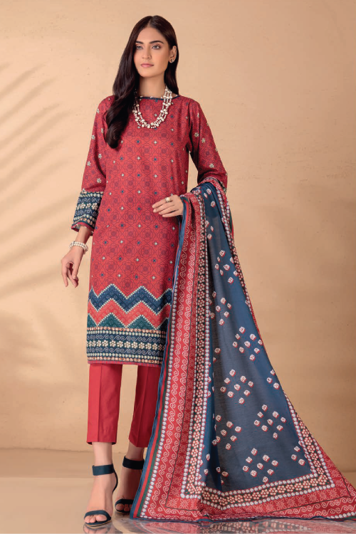 Bonanza Satrangi Winter Khaddar 3Pc Bandhani AWT223P75