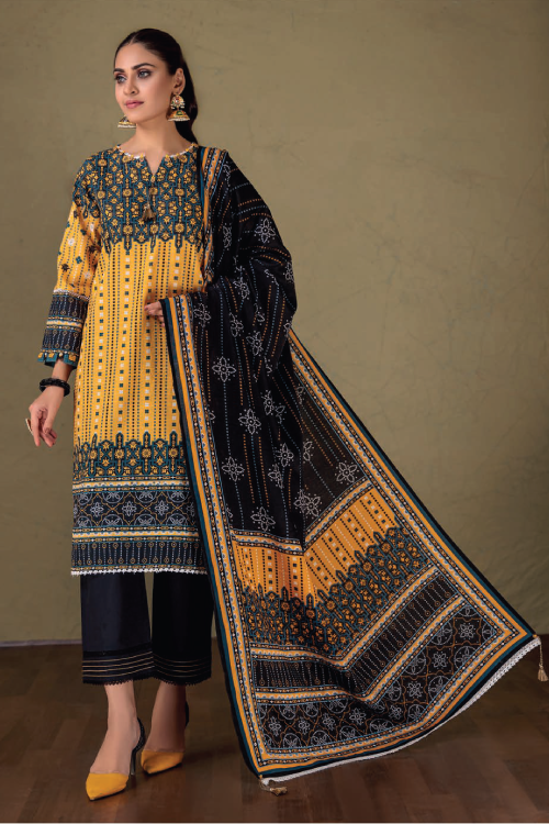 Bonanza Satrangi Winter Khaddar 3Pc Desert Sun AWO223P100