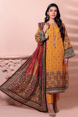 Bonanza Satrangi Winter Khaddar 3Pc Gold Fusion AWO223P48A