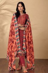 Bonanza Satrangi Winter Khaddar 3Pc Vintage Flower RWR223P31