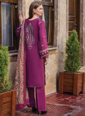 Eshaisha Winter Slub Karandi Embroidered 3PC EA-W1-512
