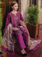 Eshaisha Winter Slub Karandi Embroidered 3PC EA-W1-512