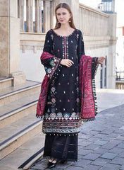 Eshaisha Winter Corduroy Embroidered 3PC EA-W1-513
