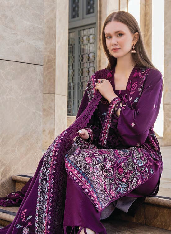 Eshaisha Winter Linen Embroidered 3PC EA-W1-515