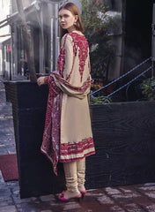 Eshaisha Winter Slub Linen Embroidered 3PC EA-W1-517