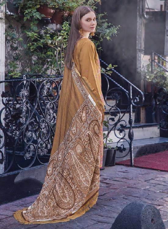Eshaisha Winter Slub Khaddar Embroidered 3PC EA-W1-519