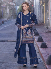 Eshaisha Winter Corduroy Embroidered 3PC EA-W1-521