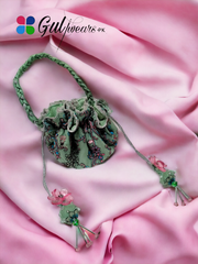 Green Bridal Potli Bag