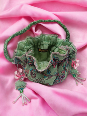 Green Bridal Potli Bag