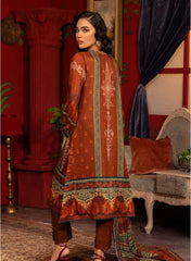 Gul Ahmad Winter Digital Printed Linen 3 Pc Suit LT-32025