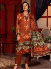 Gul Ahmad Winter Digital Printed Linen 3 Pc Suit LT-32025