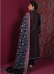 Gul Ahmad Winter Embroidered Khaddar 3 Pc Suit K-32030