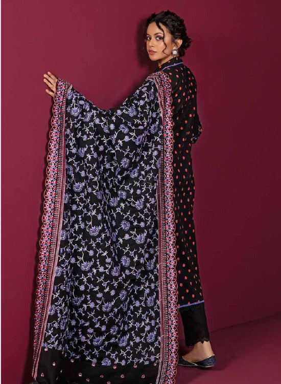 Gul Ahmad Winter Embroidered Khaddar 3 Pc Suit K-32030