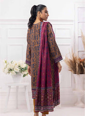 Gul Ahmad Winter Printed Dhanak 3 Pc Suit WNS-32175 B