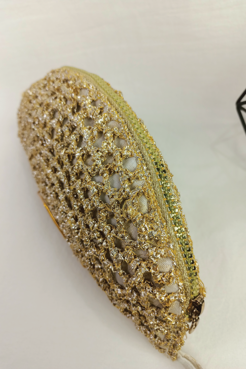 Half Moon Crochet Gotta Classic Clutch Bag GWCB0003